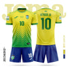 Children's Soccer Jersey and Shorts Set - Youth Training Uniform