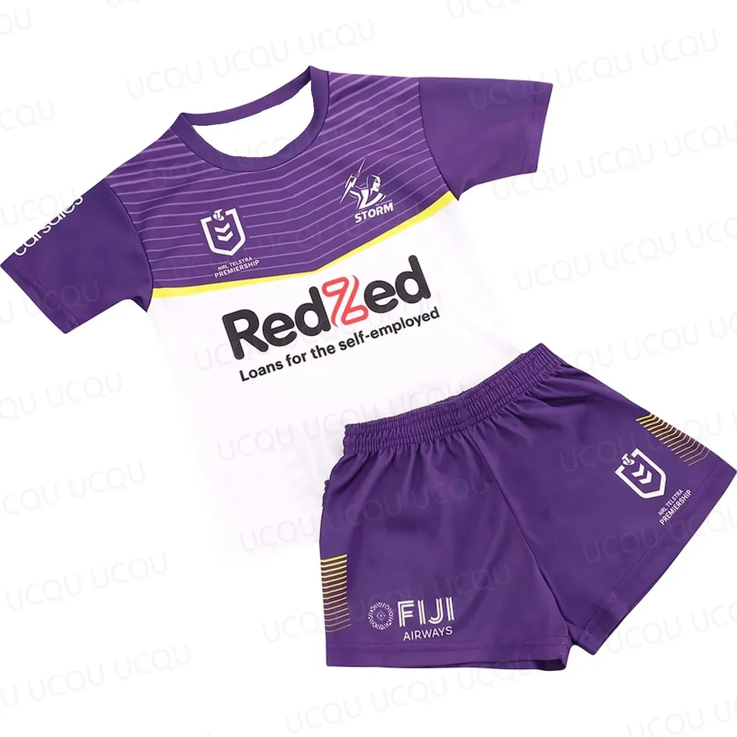 Melbourne Storm Family Rugby Jersey Set for All Ages