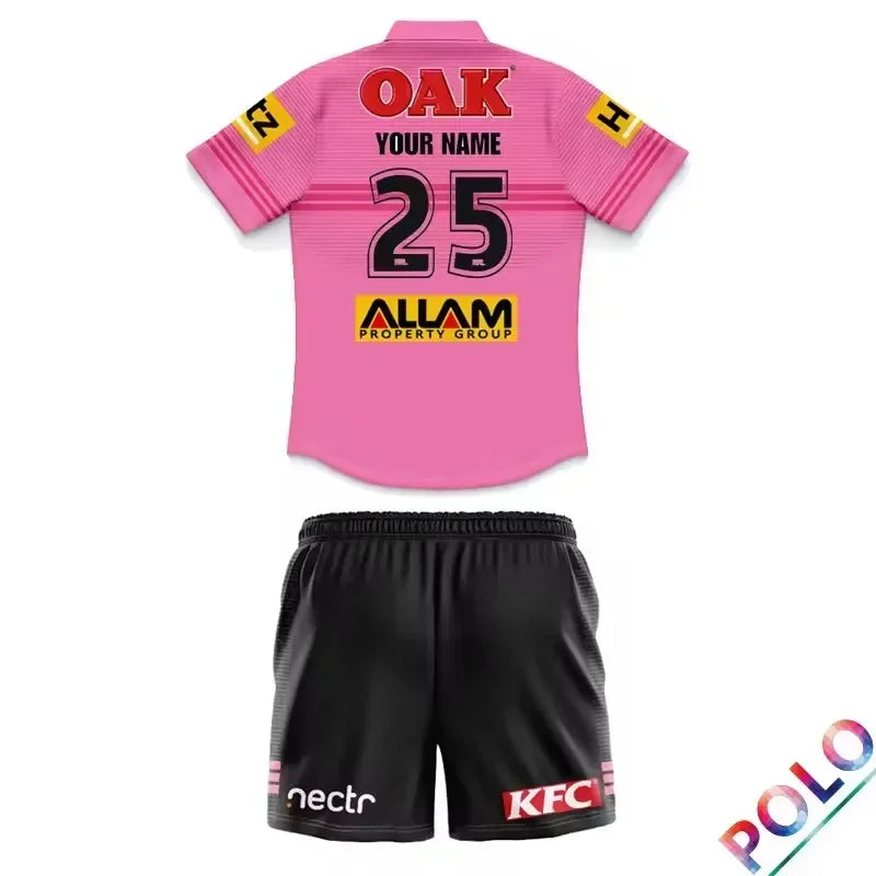 2025 Penrith Panthers Kids Custom Rugby Jersey