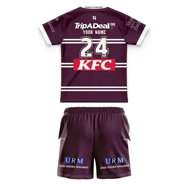 Sea Eagles Kids Unisex Rugby Jersey S-5XL