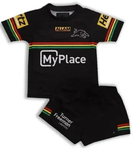 Panthers/Bulldogs Kids Custom Rugby Training Jersey Size 16-26