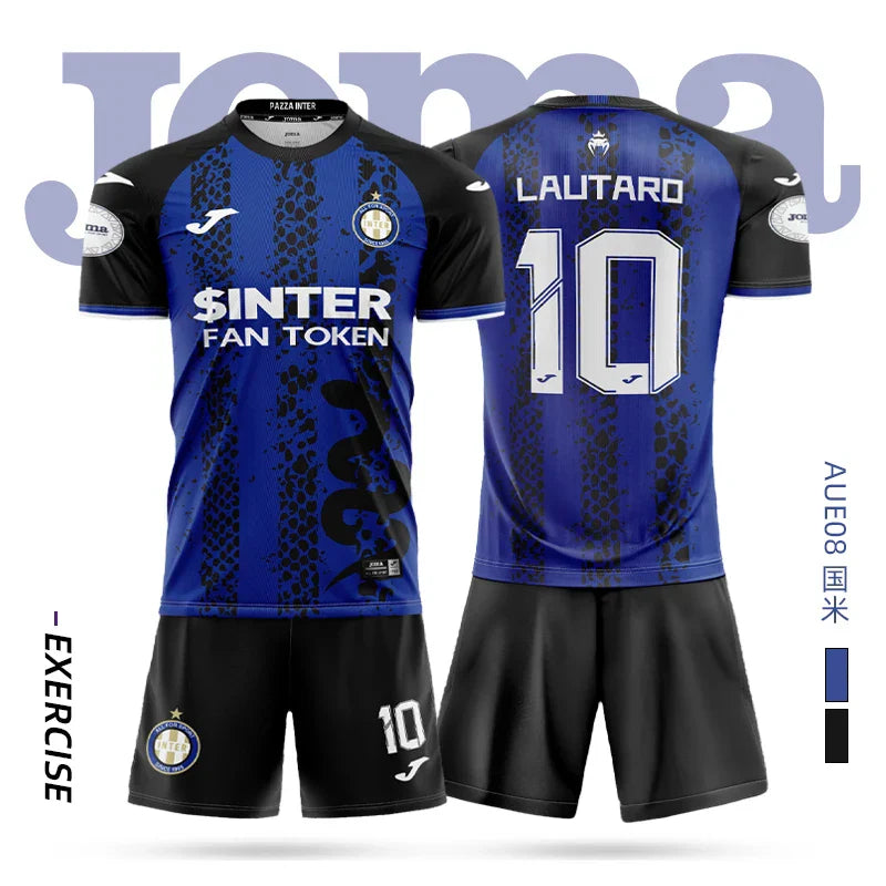 Homer Short-Sleeved Soccer Jersey and Shorts Set for Kids