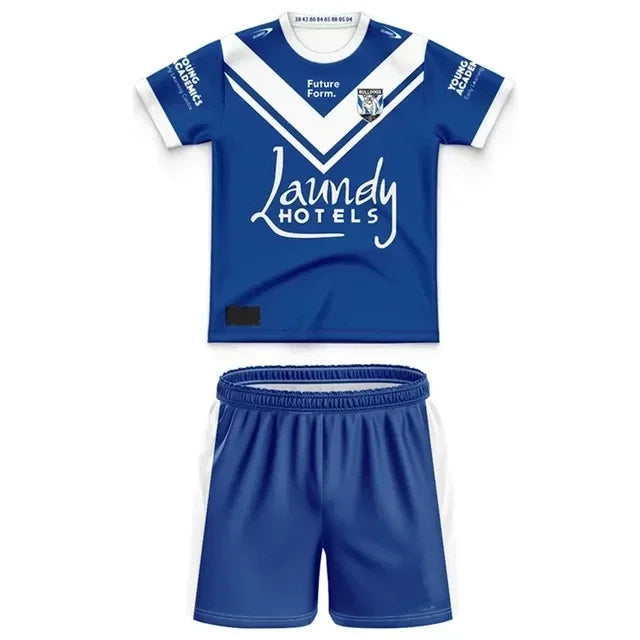 Customizable Panthers/Bulldogs Kids Training Rugby Jersey