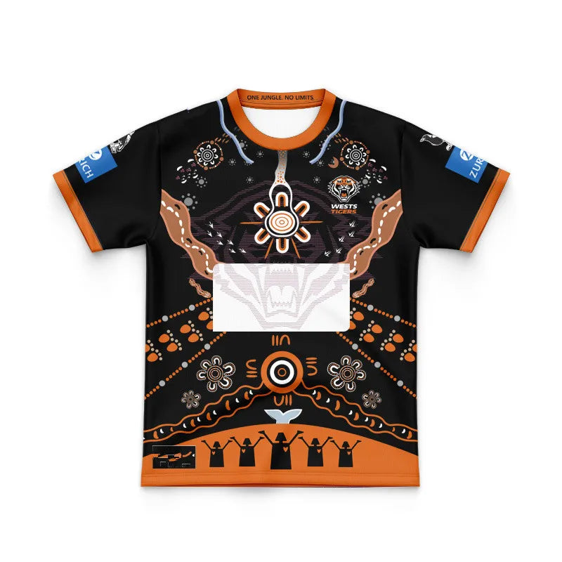 2025 Penrith Panthers Youth Rugby Jersey - Unisex Sizes 16-26