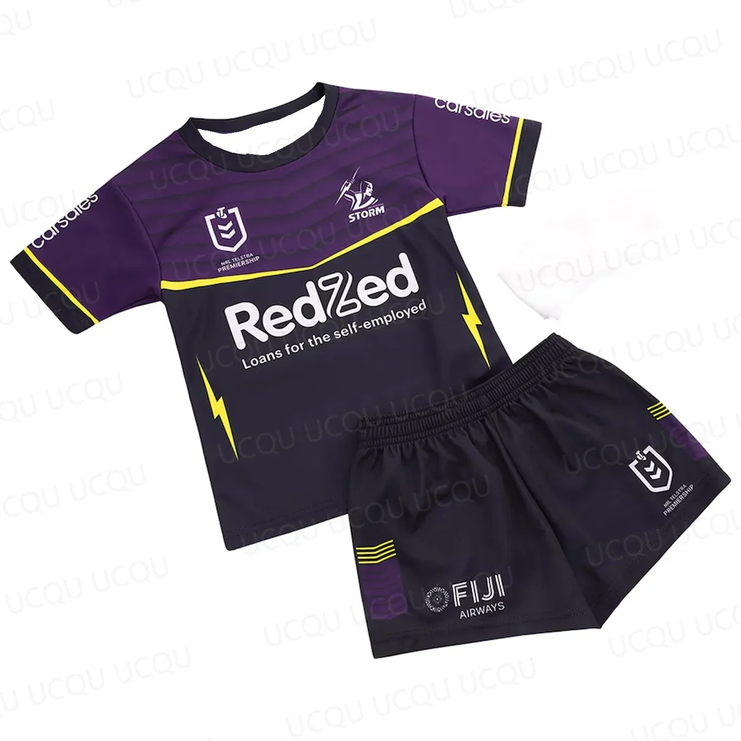 Melbourne Storm Family Rugby Jersey Set for All Ages