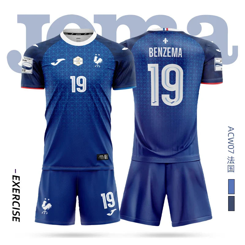 Homer Kids Soccer Jersey & Shorts Training Set