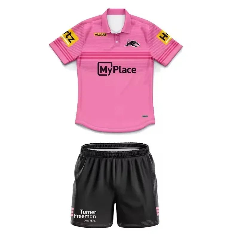 2025 Penrith Panthers Kids Home/Away Rugby Jersey Size 16-26