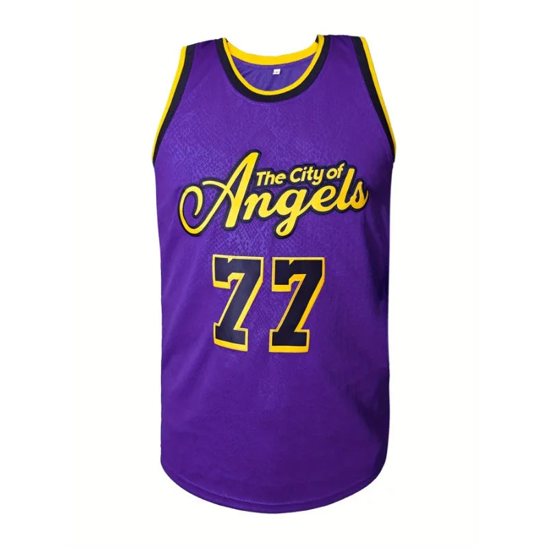 Men's #77 Los Angeles Performance Basketball Jersey
