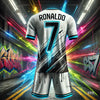 MINISOC Graffiti Ronaldo #7 Kids/Adult Summer Sports Set