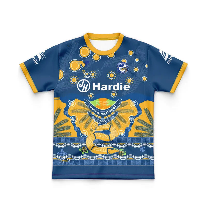 2025 Kids Rugby Jersey - Penrith Panthers Design