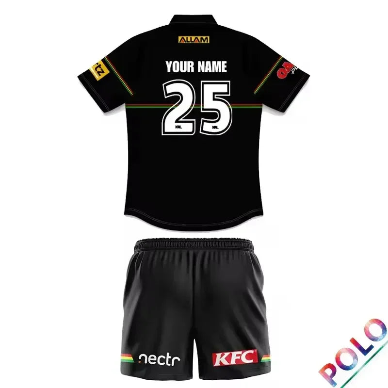 2025 Penrith Panthers Kids Custom Home/Away Rugby Jersey
