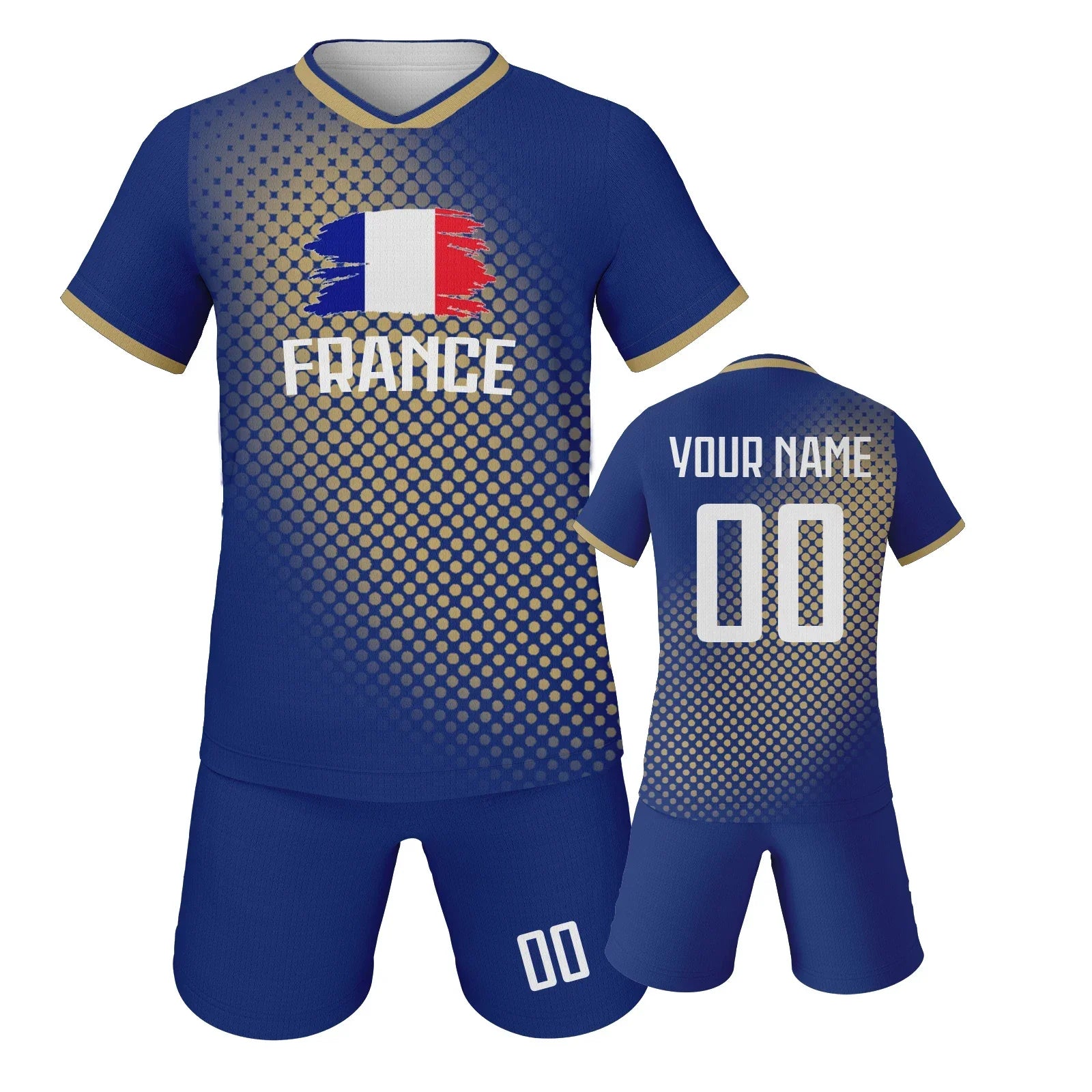 Personalized Kids Soccer Jersey & Shorts Set by Pod4basket