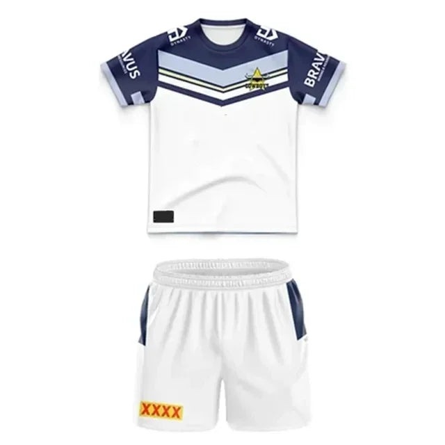 Customizable Panthers/Bulldogs Kids Training Rugby Jersey