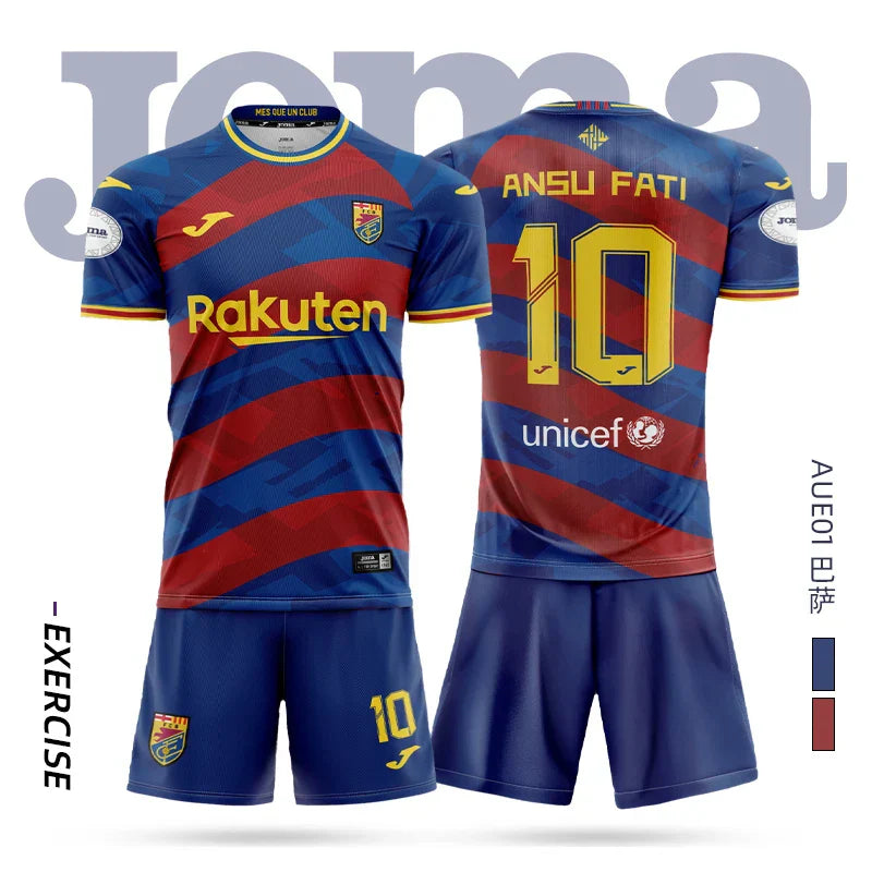 Homer Kids Soccer Training Jersey and Shorts Set