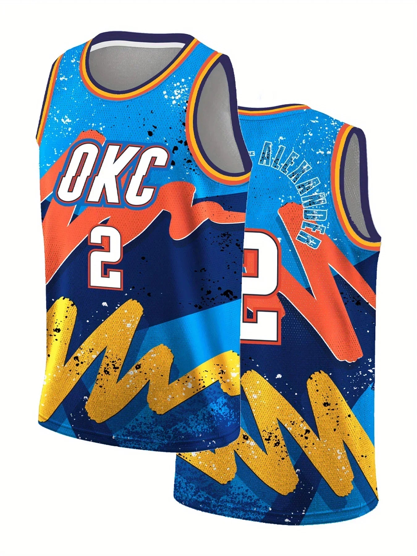 Men's Breathable Moisture-Wicking Basketball Jersey