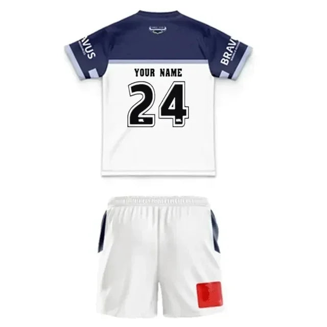 Panthers/Bulldogs Kids Customizable Home Training Rugby Jersey