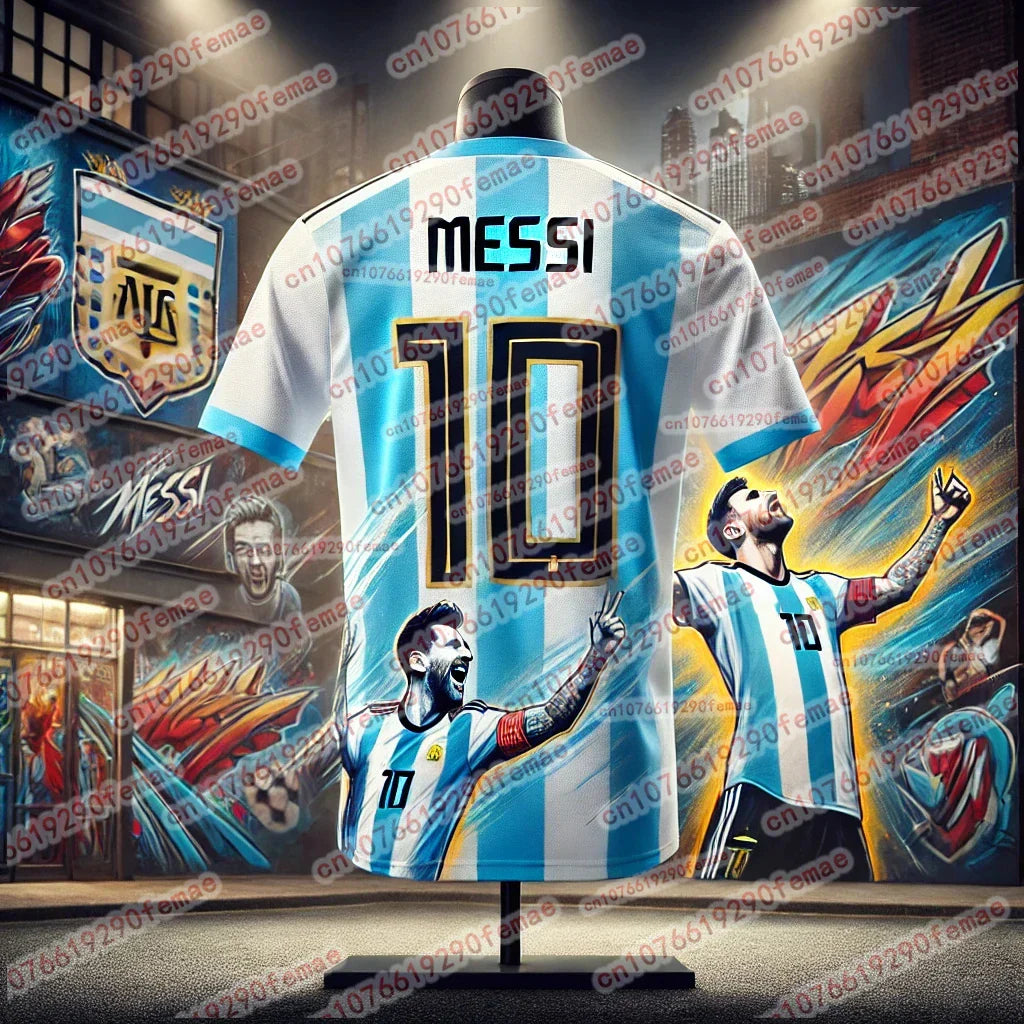 Messi 3D Commemorative Quick Dry T-Shirt