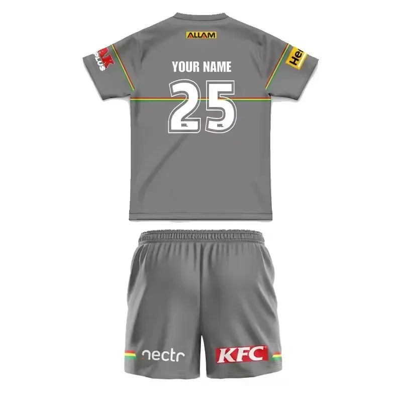 2025 Penrith Panthers Kids Home/Away Rugby Jersey - Custom Sizes 16-26