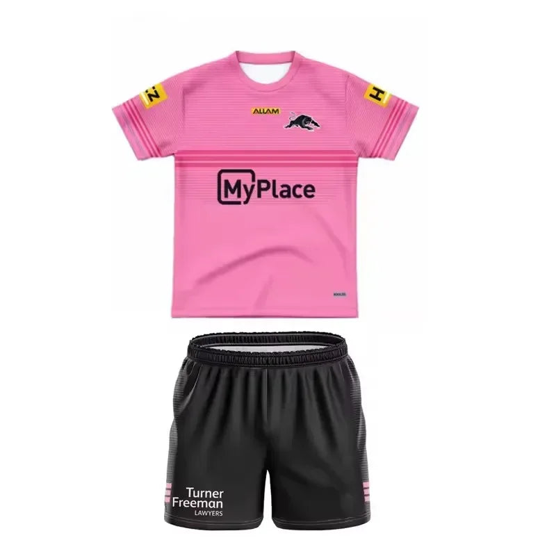 2025 Penrith Panthers Youth Home/Away Rugby Jersey (Sizes 16-26)
