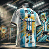 Messi 3D Commemorative Quick Dry T-Shirt
