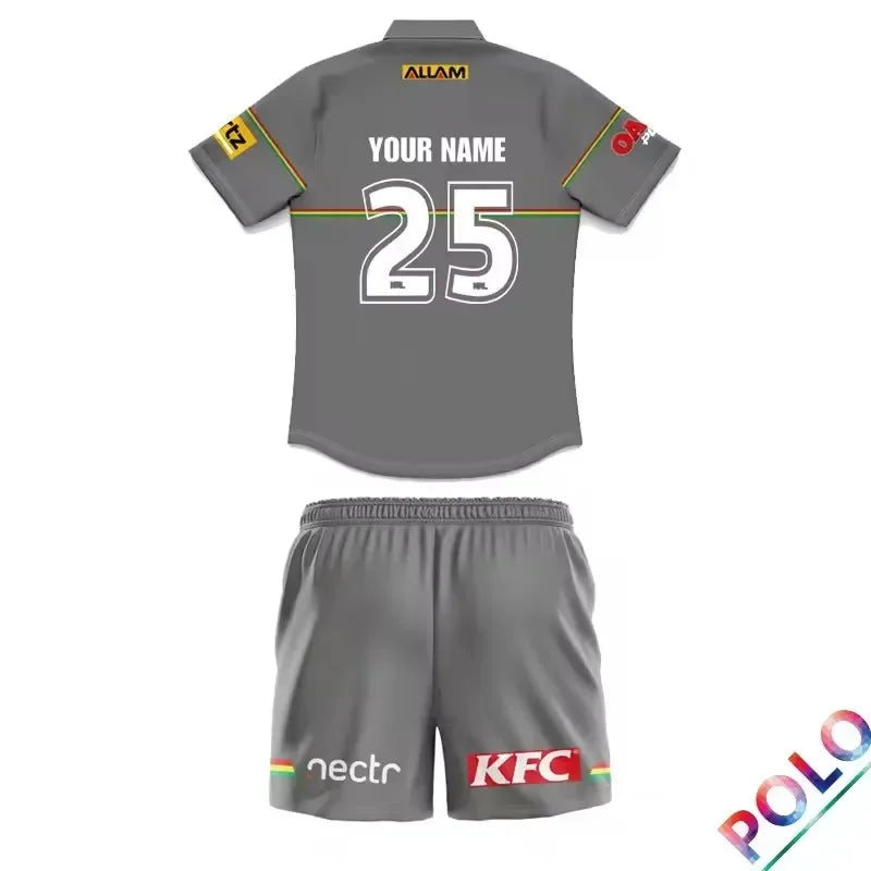 2025 Penrith Panthers Kids Custom Home/Away Rugby Jersey