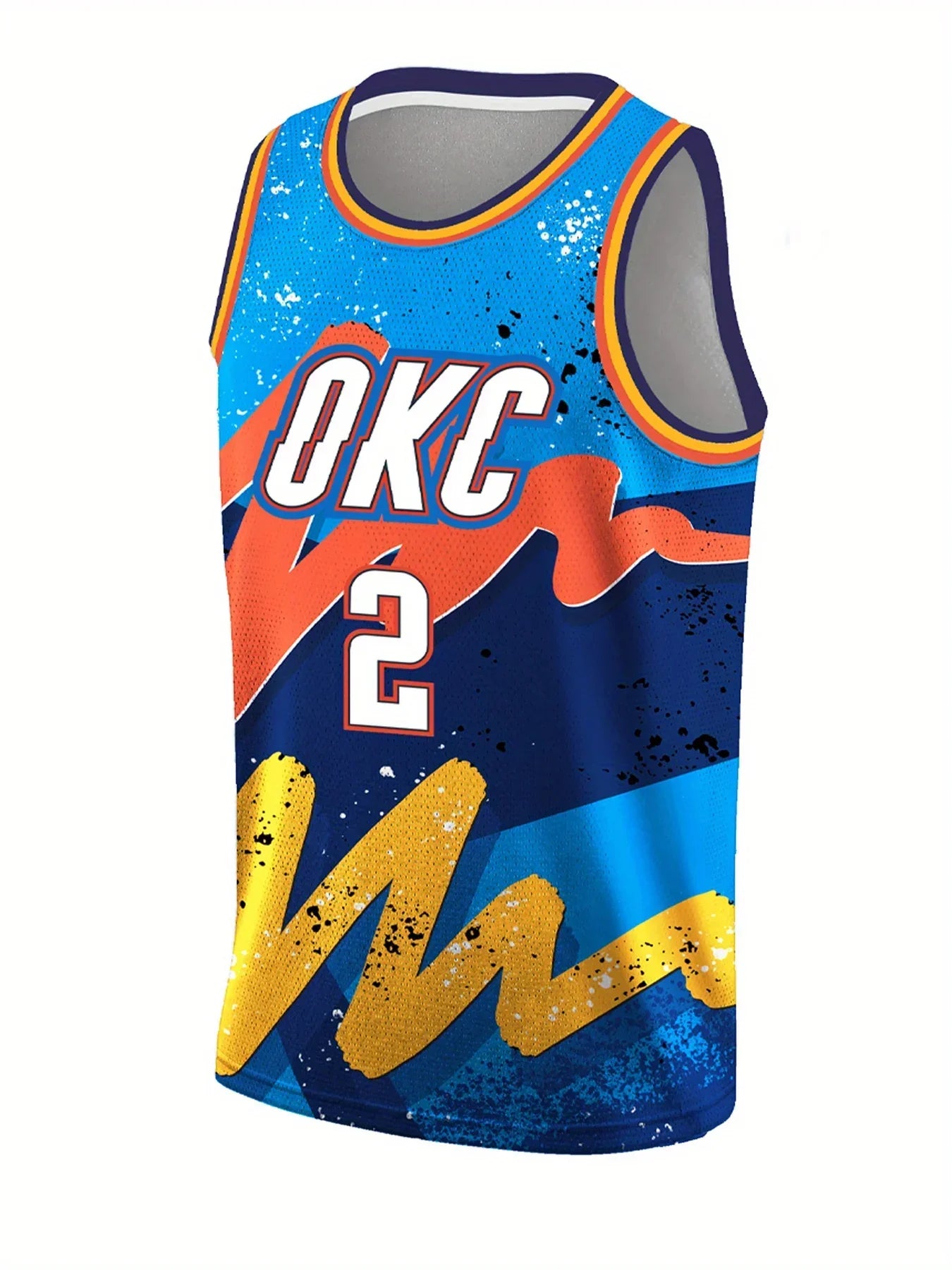 Men's Breathable Moisture-Wicking Basketball Jersey