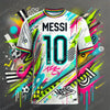 Street Graffiti Soccer Jersey - Special MESSI 10 Edition