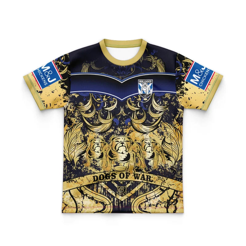 2025 Kids Rugby Jersey - Breathable Quick-Dry Performance